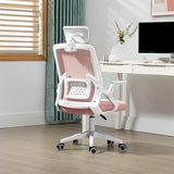 Modern Ergonomic Mesh Blue Adjustable Back Office Chair Image - 8