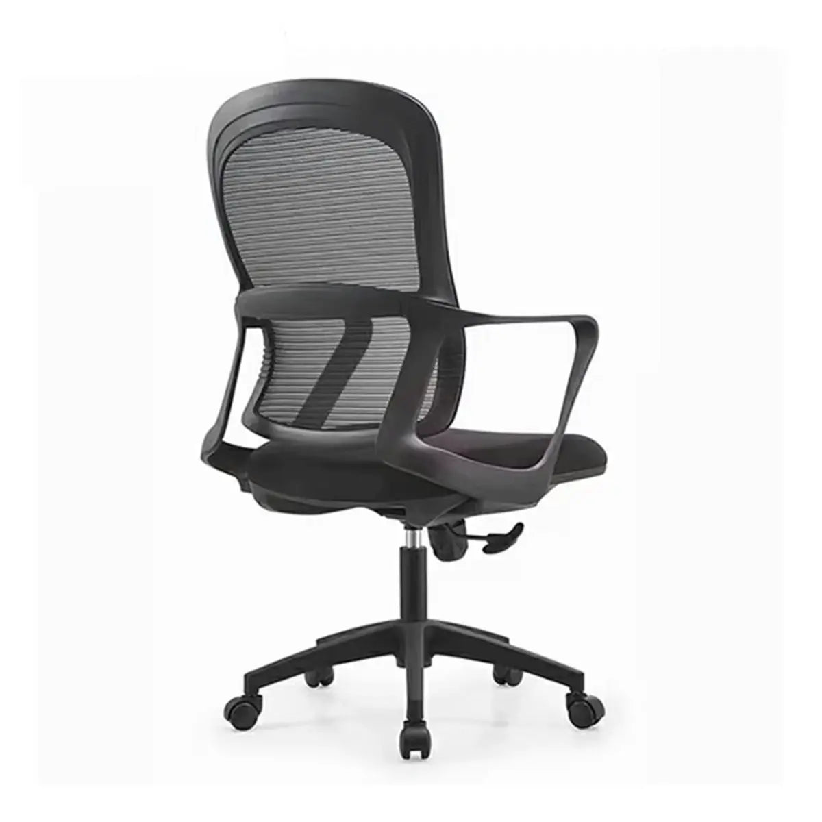 Modern Ergonomic Mesh Home Adjustable Grey Office Chair Image - 2