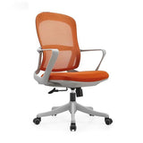 Modern Ergonomic Mesh Home Adjustable Grey Office Chair Image - 9