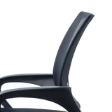 Modern Ergonomic Mesh Metal Base Black Office Chair Image - 7