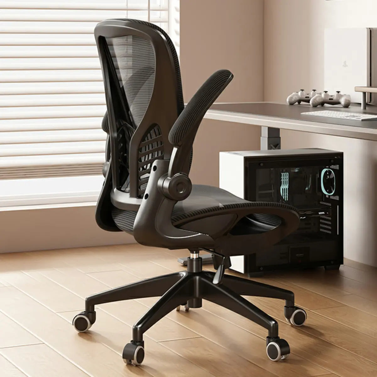 Modern Ergonomic Mesh Office Chair with Lumbar Support Image - 1