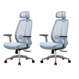 Modern Fabric Adjustable Wheels Ergonomic Office Chair Image - 4