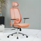 Modern Fabric Adjustable Wheels Ergonomic Office Chair Image - 6