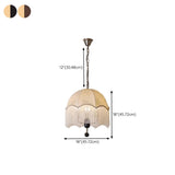 Modern Fabric Lantern Chandelier Adjustable Height #size