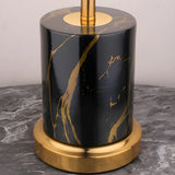 Modern Fashionable Black Cylindrical Metal Table Lamp Image - 11