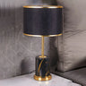 Modern Fashionable Black Cylindrical Metal Table Lamp Image - 6