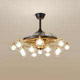 Modern Firefly Chandelier Fan with Multiple Lights Image - 10