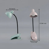 Modern Flexible Clip-On Desk Lamp Light Green #size