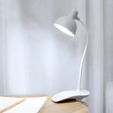 Modern Flexible Clip-On Desk Lamp Light Green Image - 2