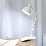 Modern Flexible Clip-On Desk Lamp Light Green Image - 3