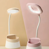 Modern Flexible Desk Lamp with USB Charging, 9 Inch Image - 19