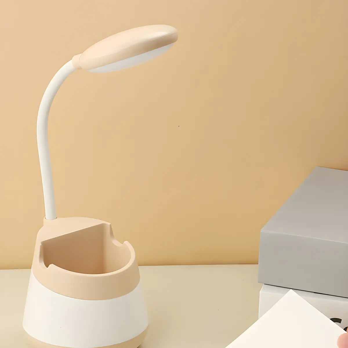 Modern Flexible Desk Lamp with USB Charging, 9 Inch Image - 21