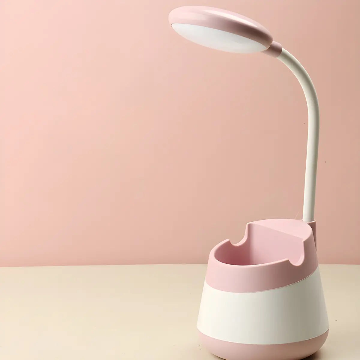 Modern Flexible Desk Lamp with USB Charging, 9 Inch Image - 24