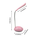 Modern Flexible LED Desk Lamp Adjustable Colors #size