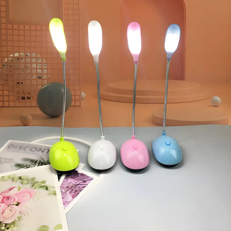 Modern Flexible LED Desk Lamp Adjustable Colors Image - 2