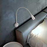 Modern Flexible Sliver LED Reading Wall Lamp Image - 1