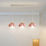 Modern  Flower Petal Metal Adjustable Pendant Light Image - 1