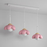 Modern  Flower Petal Metal Adjustable Pendant Light Image - 15