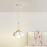 Modern  Flower Petal Metal Adjustable Pendant Light Image - 2