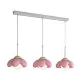 Modern  Flower Petal Metal Adjustable Pendant Light Image - 9