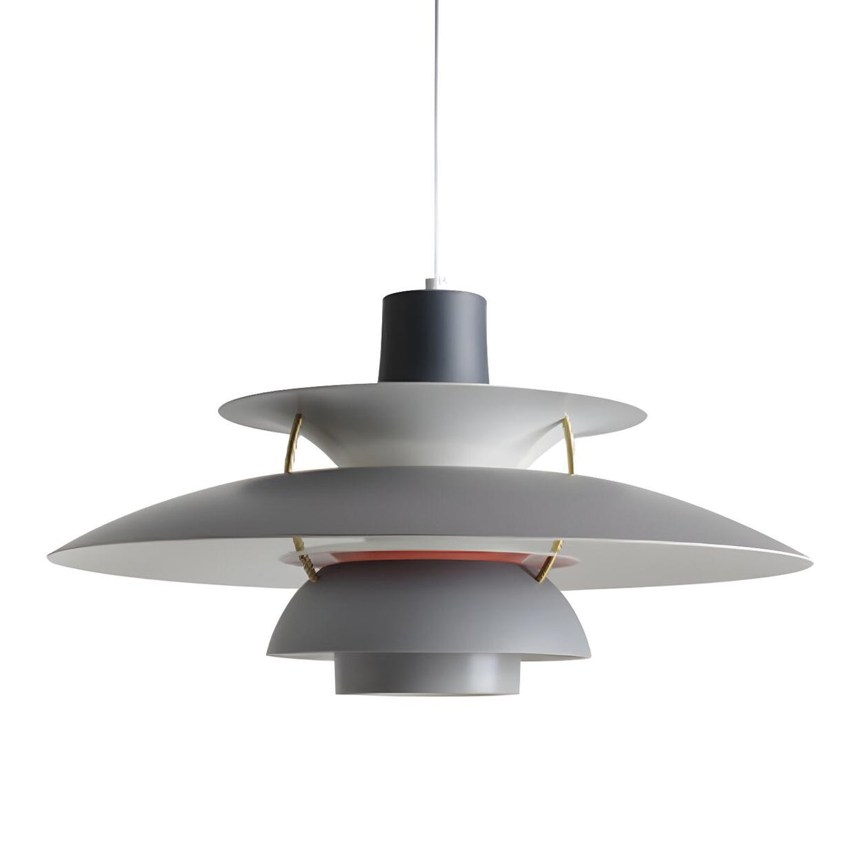 Modern Flying Saucer Layered Living Room Pendant Light Image - 11