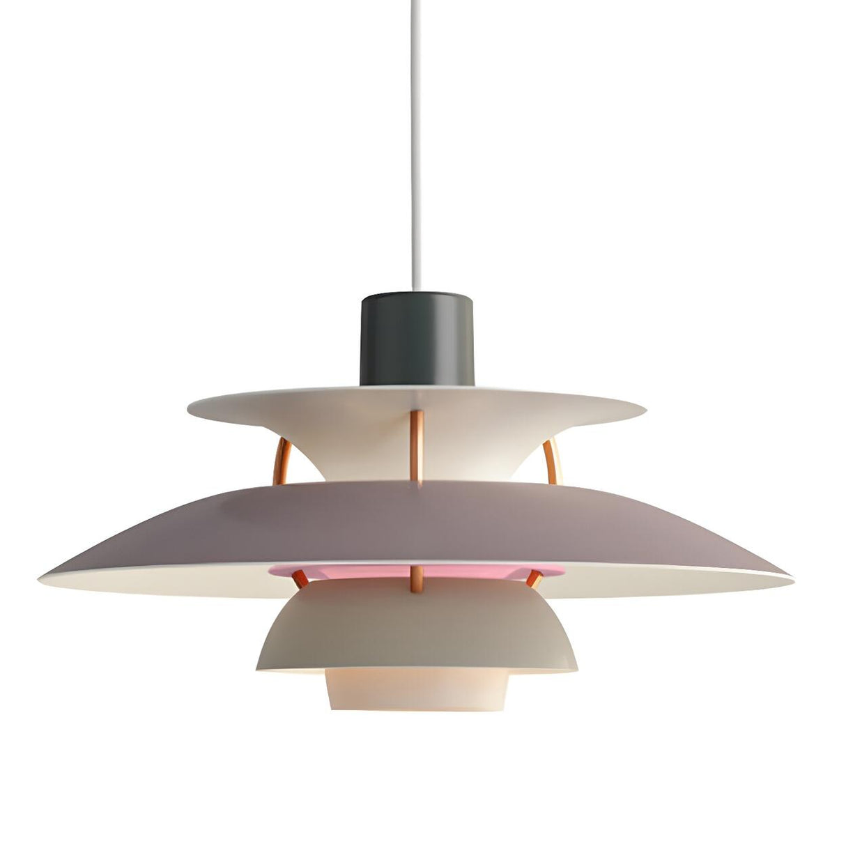 Modern Flying Saucer Layered Living Room Pendant Light Image - 12