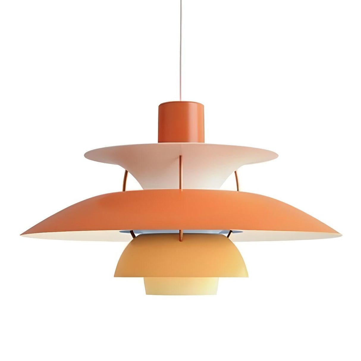 Modern Flying Saucer Layered Living Room Pendant Light Image - 14