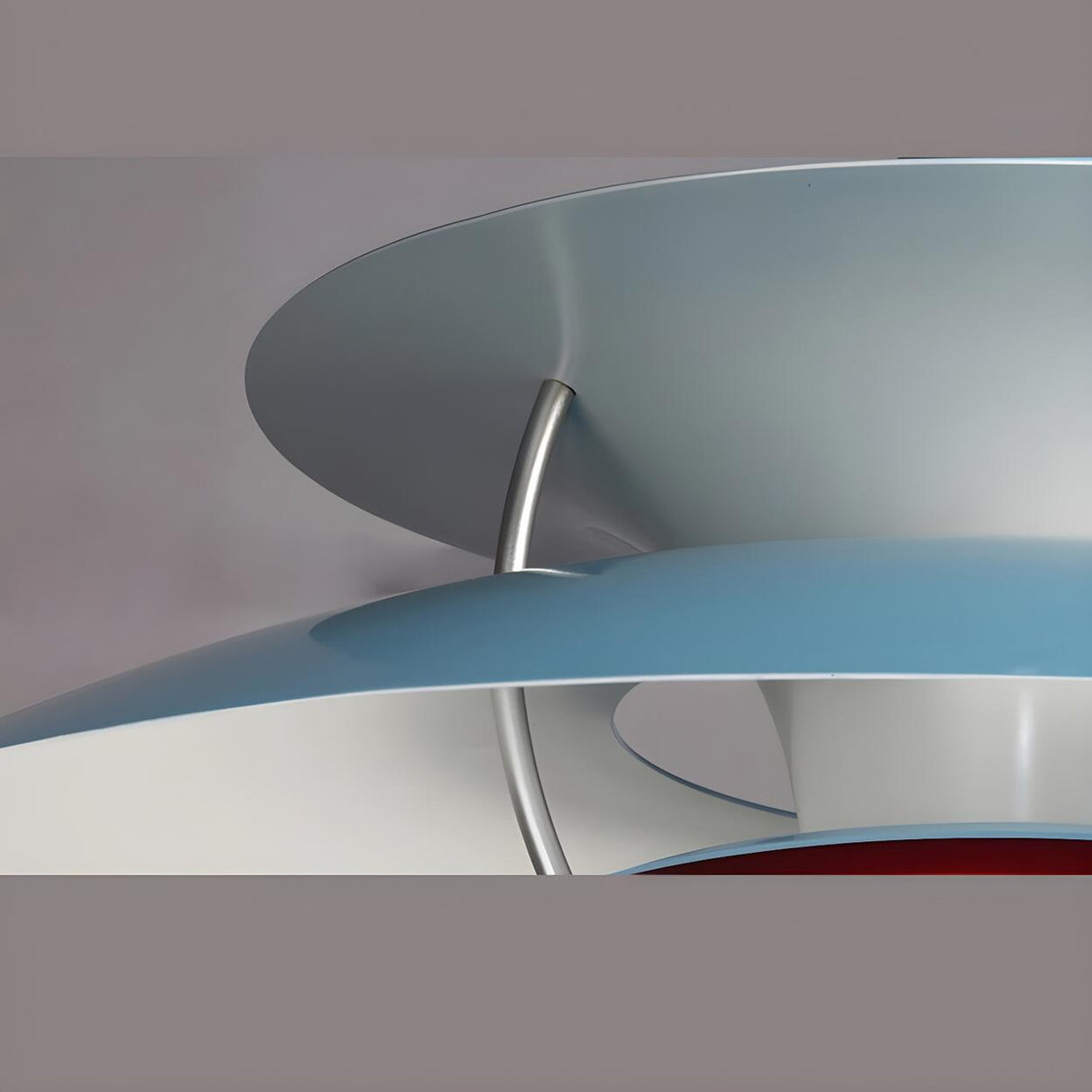 Modern Flying Saucer Layered Living Room Pendant Light Image - 18