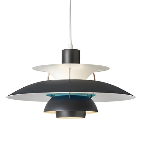 Modern Flying Saucer Layered Living Room Pendant Light Image - 2