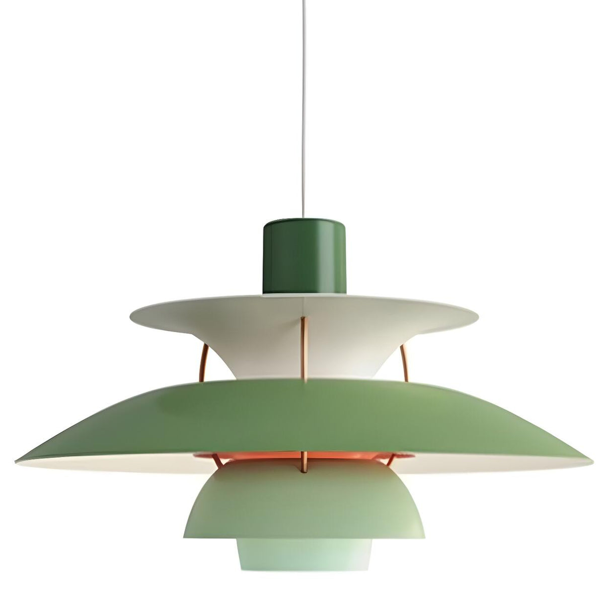 Modern Flying Saucer Layered Living Room Pendant Light Image - 23