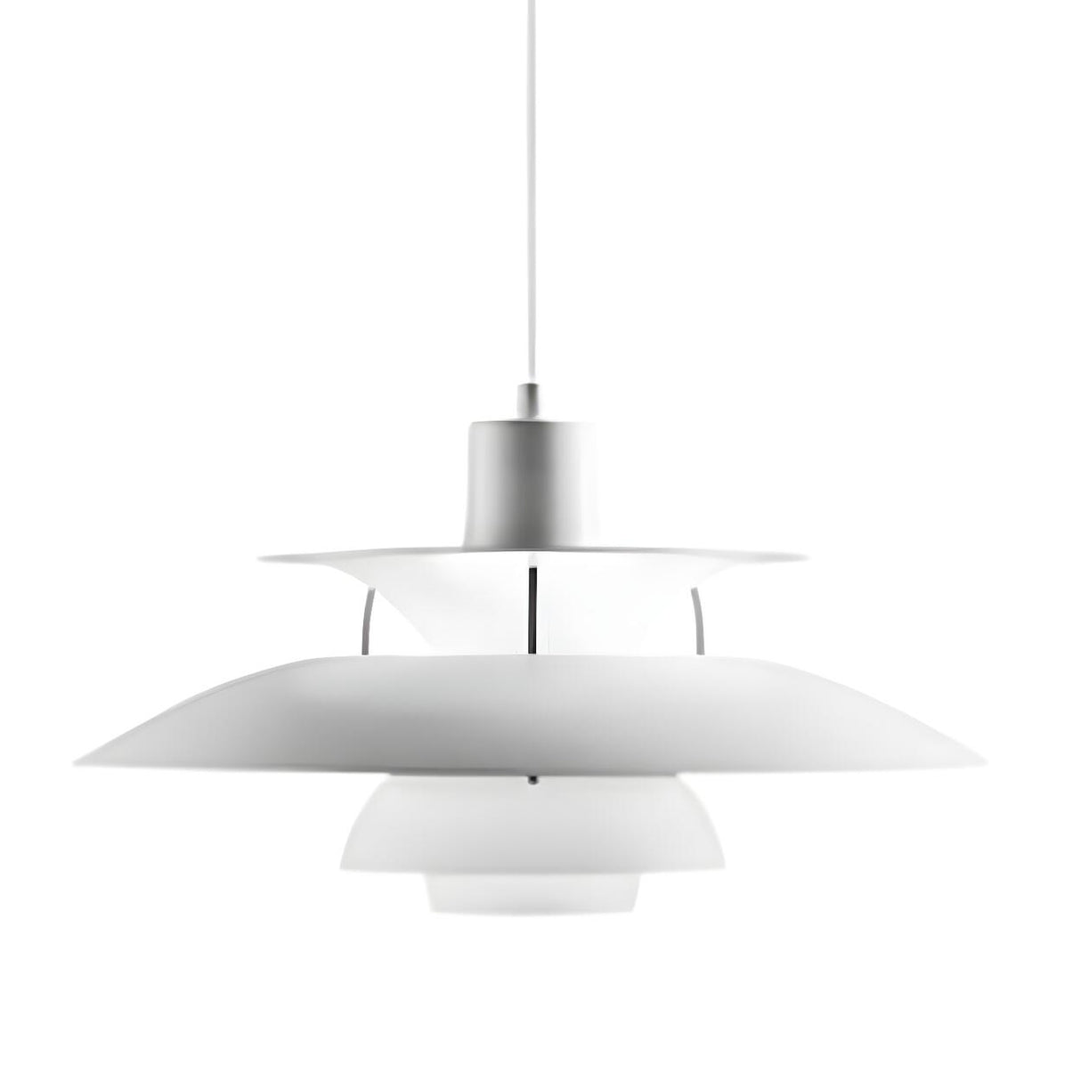 Modern Flying Saucer Layered Living Room Pendant Light Image - 3