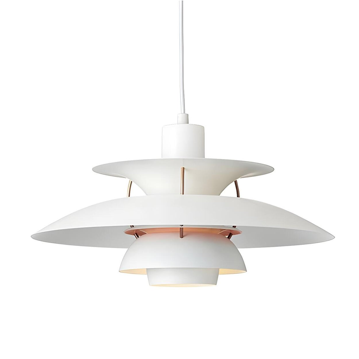 Modern Flying Saucer Layered Living Room Pendant Light Image - 6