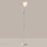 Modern Fresh Pink Floral Metal LED Floor Lamp Image - 3