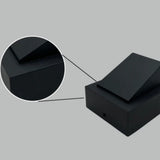 Modern Geometric Black Wall Mount Exterior Sconce Image - 11