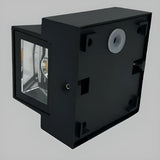 Modern Geometric Black Wall Mount Exterior Sconce Image - 12