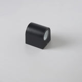 Modern Geometric Black Wall Mount Exterior Sconce Image - 6