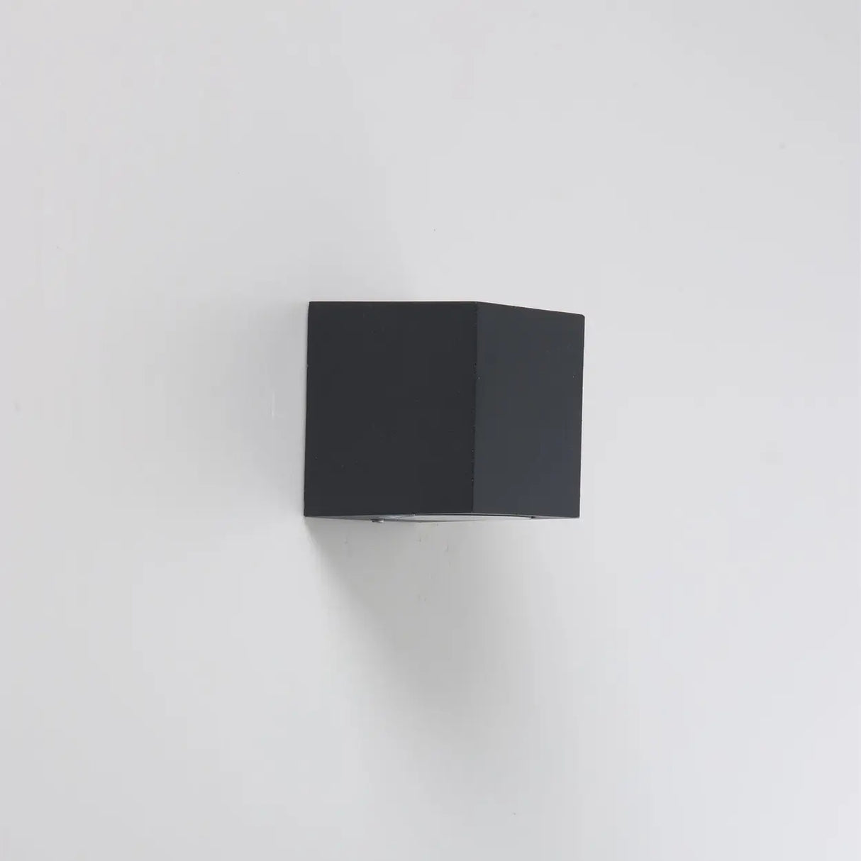 Modern Geometric Black Wall Mount Exterior Sconce Image - 9