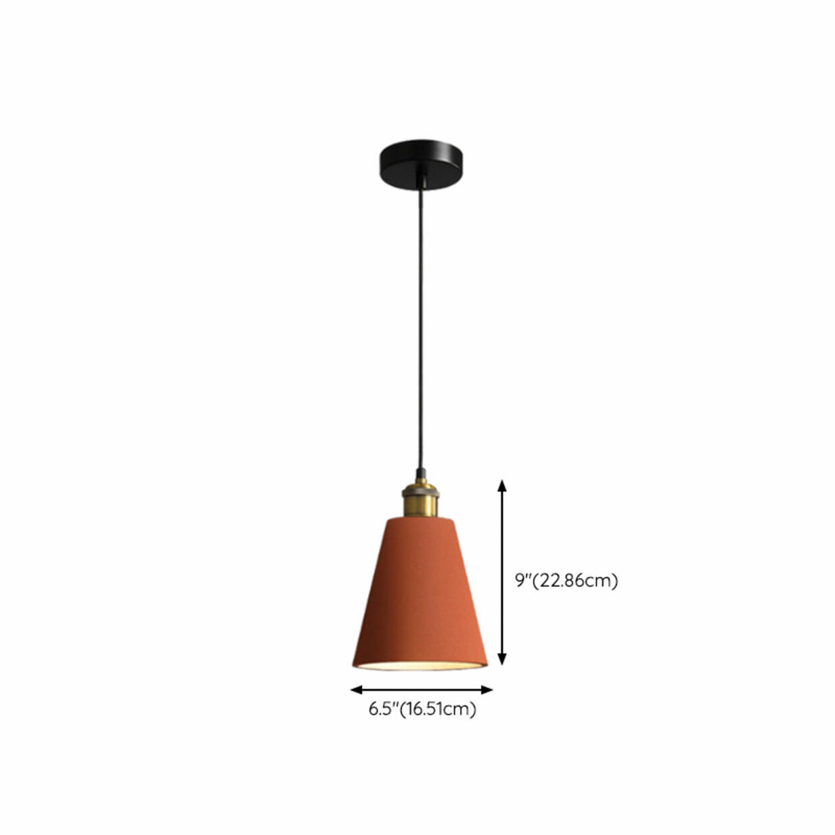 Modern Geometric Dual Tone Alloy Pendant Light 