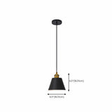 Modern Geometric Dual Tone Alloy Pendant Light Image - 15