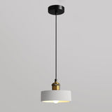 Modern Geometric Dual Tone Alloy Pendant Light Image - 3