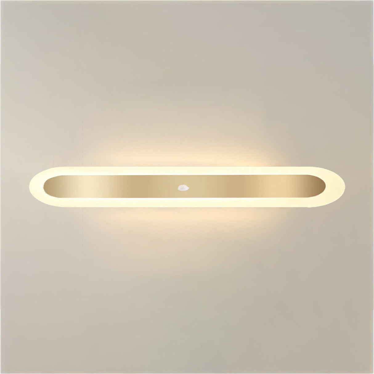 Modern Geometric LED Strip Flush Mount Ceiling Light Image - 12