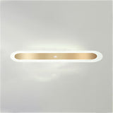 Modern Geometric LED Strip Flush Mount Ceiling Light Image - 13