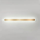 Modern Geometric LED Strip Flush Mount Ceiling Light Image - 15