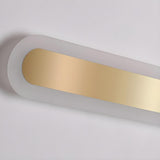 Modern Geometric LED Strip Flush Mount Ceiling Light Image - 17