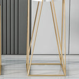 Modern Geometric Metal Floor Nesting Plant Stand White Image - 10