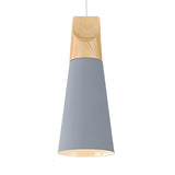 Modern Geometric Multi-Color Cone Dining Room Pendant Light Image - 11