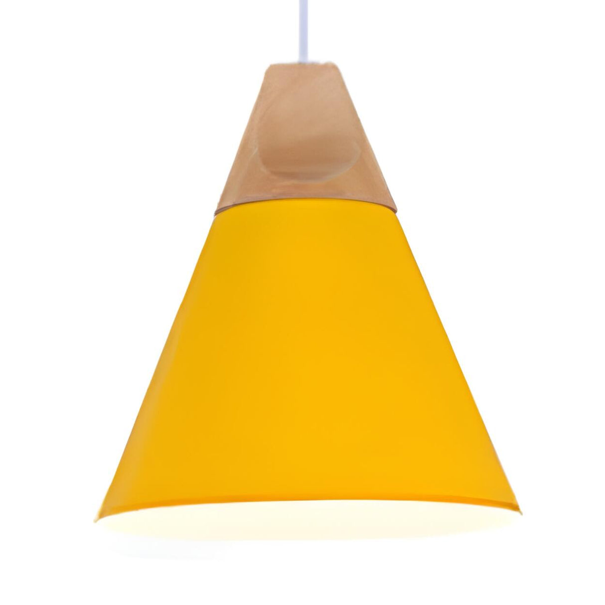 Modern Geometric Multi-Color Cone Dining Room Pendant Light Image - 16