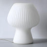 Modern Geometric Textured Glass Bedroom Table Lamp Image - 9