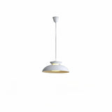 Modern Geometric White Glass Dining Room Pendant Light Image - 3