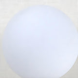 Modern Geometric White Glass Globe Night Table Lamp Image - 9